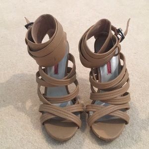 C Label Strappy Heels
